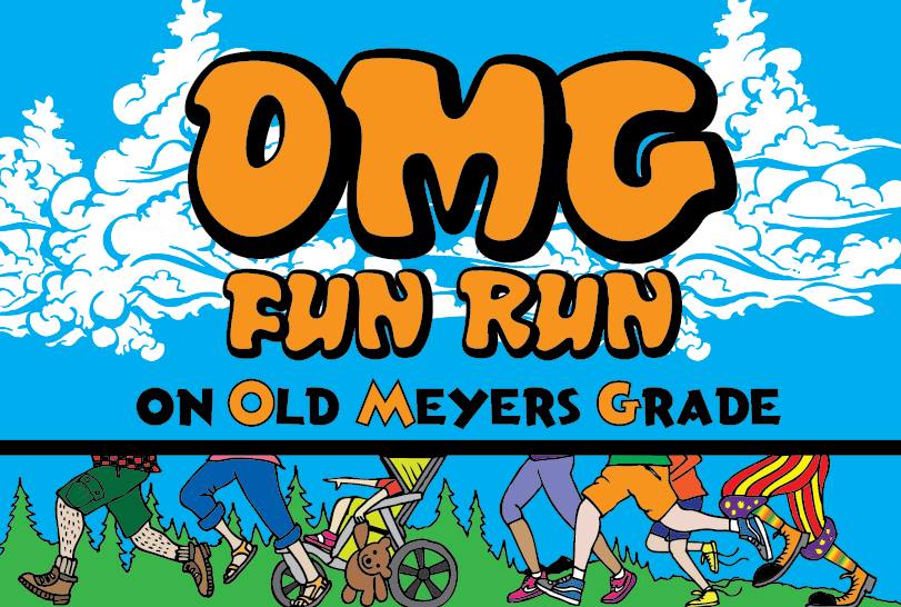 Event poster for OMG Fun Run 2018