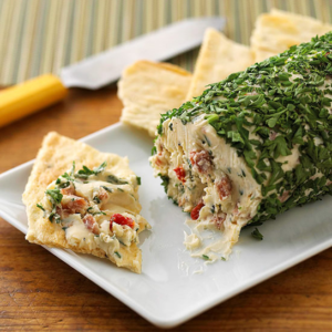 Peppered Herb Cheese Log