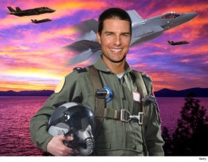 Tom Cruise shooting Top Gun: Maverick