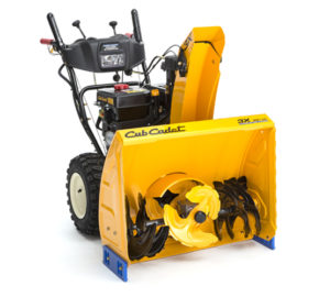 Example of an auger snowblower