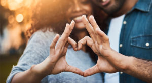 Couple in Love buying their first home