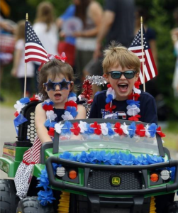 Kids on Parade for 4th of July