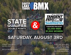 BMX state qualifier at Bijou Park in beautiful Tahoe