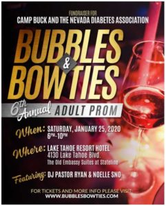 bubbles and bowties PROM poster