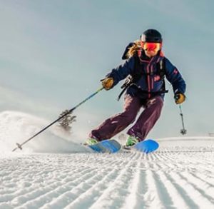 Community Ski Racer at Kirkwood Ski Resort