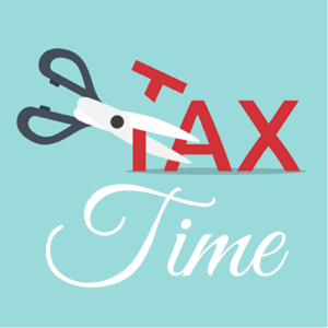 Scissors cutting Tax